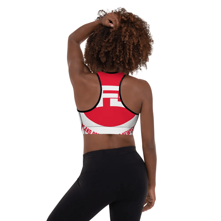 IFBNewsfeed.Org's All-Over Print Padded Sports Bra product image (1)