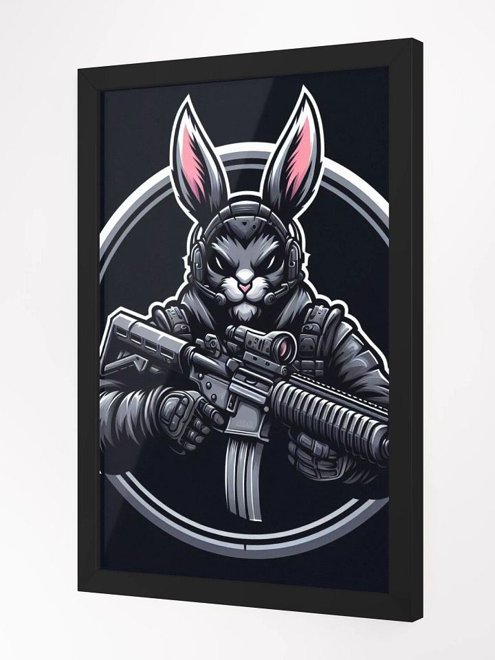 badass rabbit poster product image (2)