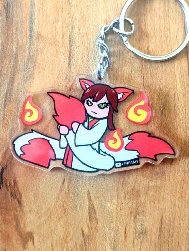 Three-Tailed Fox Charm product image (1)