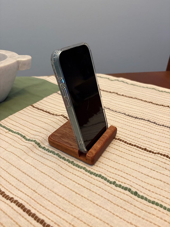 Sapele Phone Stand product image (1)