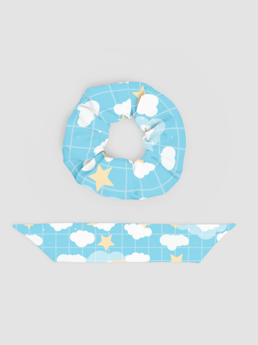 ImaginaryStory All-Over Print Scrunchie Blue product image (2)