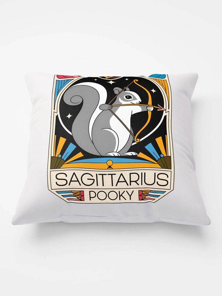 Comfy Pillow: Pooky the squirrel, Sagitarius Pooky product image (1)