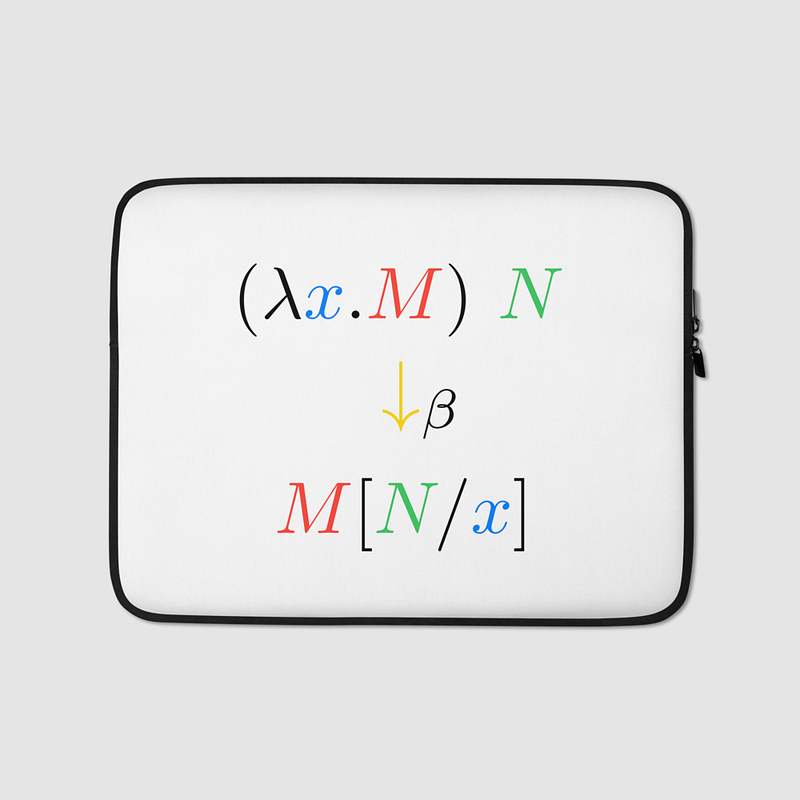 Beta Reduction Laptop Sleeve