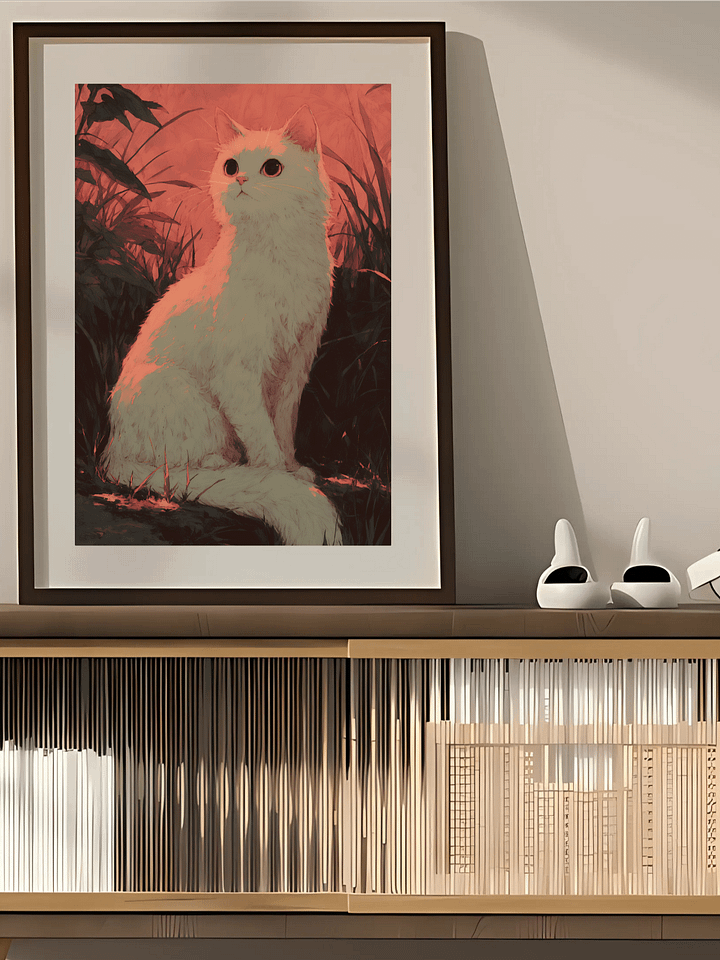 Whispering Feline - Dusk Serenity Portrait product image (2)