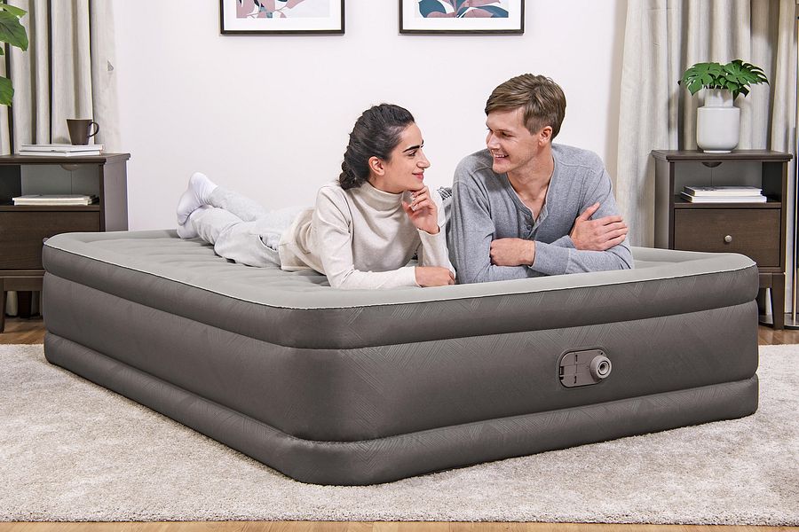 69050 Bestway® 80" x 60" x 18"/2.03m x 1.52m x 46cm Fortech Air Mattress Queen Built-in AC pump product image (7)
