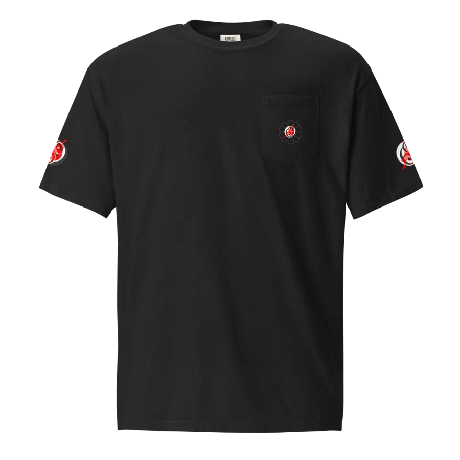 Yin-yang 69 Flower | Unisex Garment-Dyed Pocket T-Shirt product image (1)