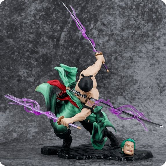 20CM One Piece Anime Figure GK Roronoa Zoro Three-blade product image (4)