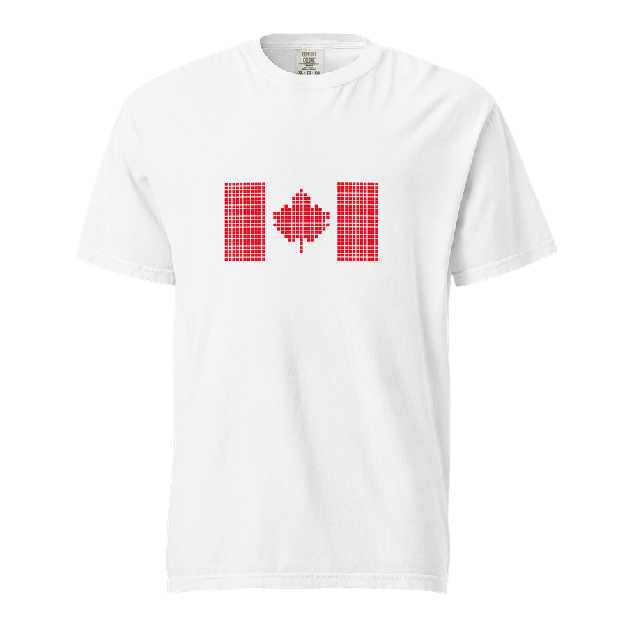 Pixelated Maple Leaf Canadian Flag T-Shirt product image (45)