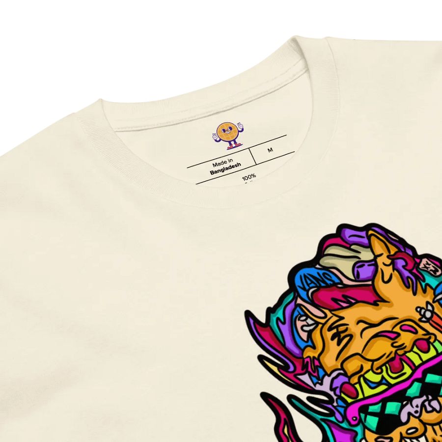 Chill Cat Tee Cream product image (6)