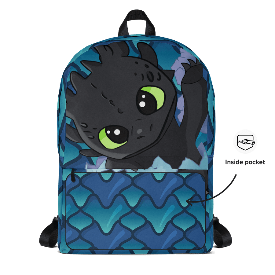 Hatchling Dragon All-Over Print Backpack product image (5)