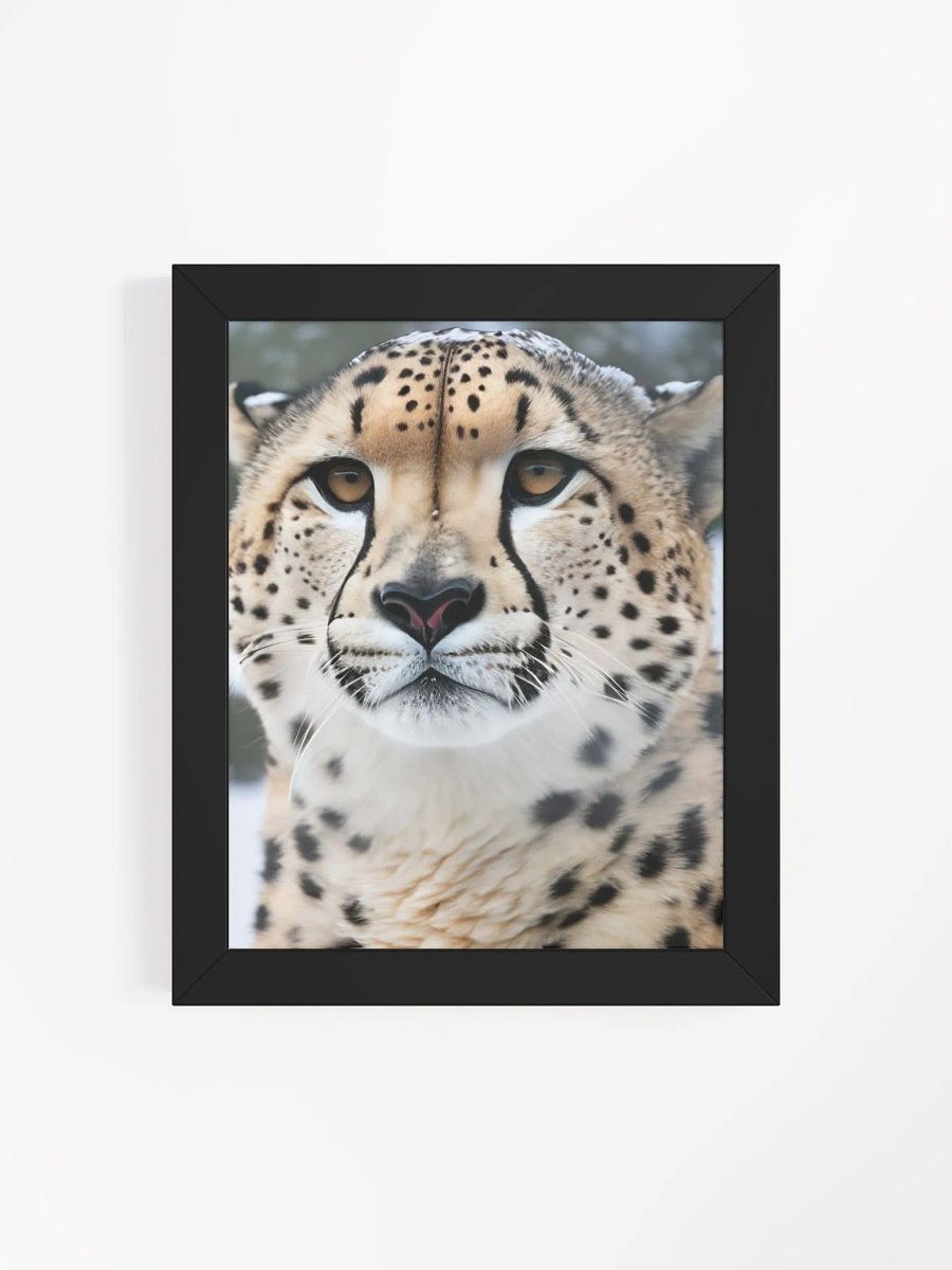 Framed High-Quality Matte Poster: Captivating Cheetah product image (37)