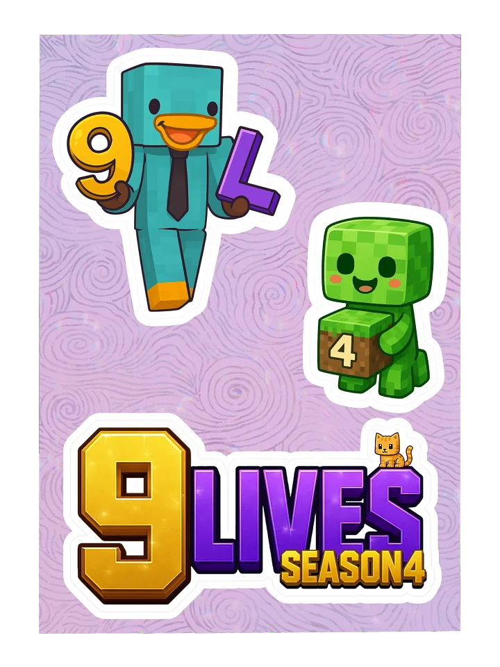 9LS4 Xaveyya Sticker Sheet product image (1)