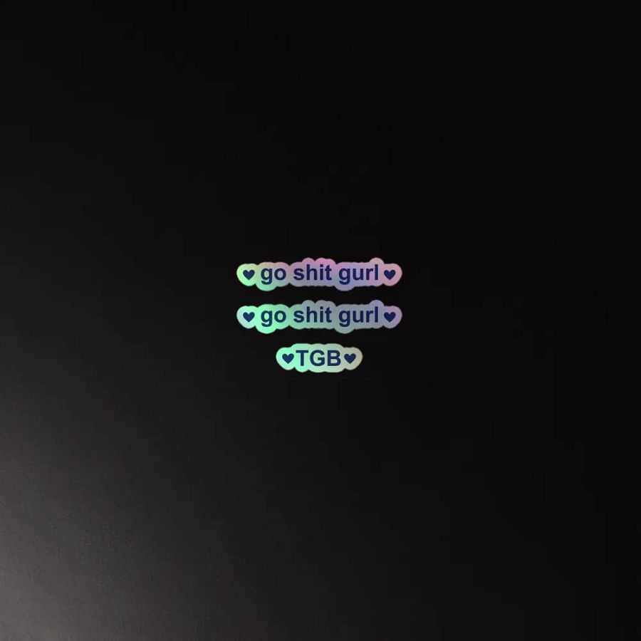 go shit gurl stickies product image (2)