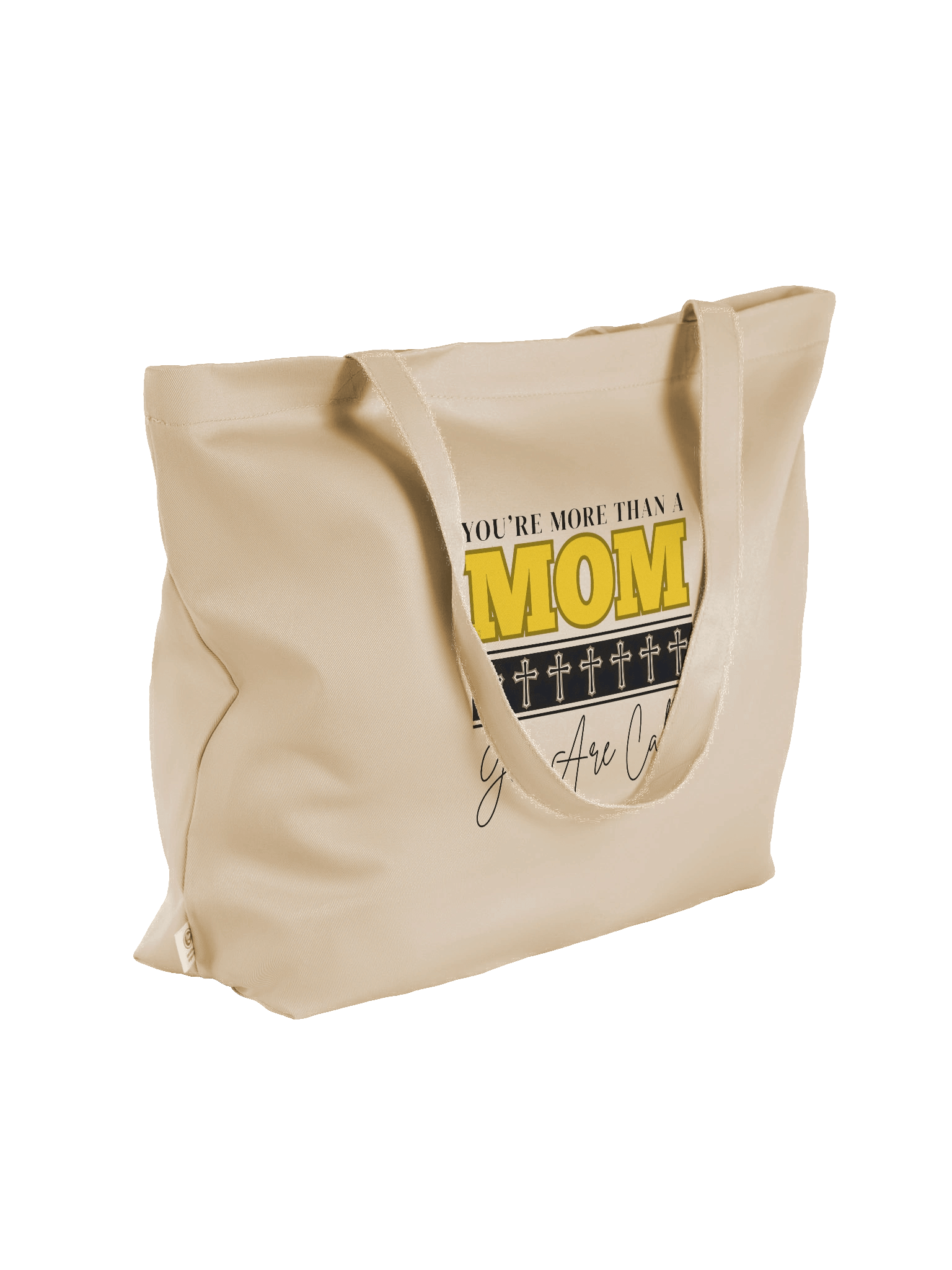 You Are More Than A MOM - You Are Called | Christian Mom Organic Tote Bag | Faith-Based Gift for Moms product image (3)