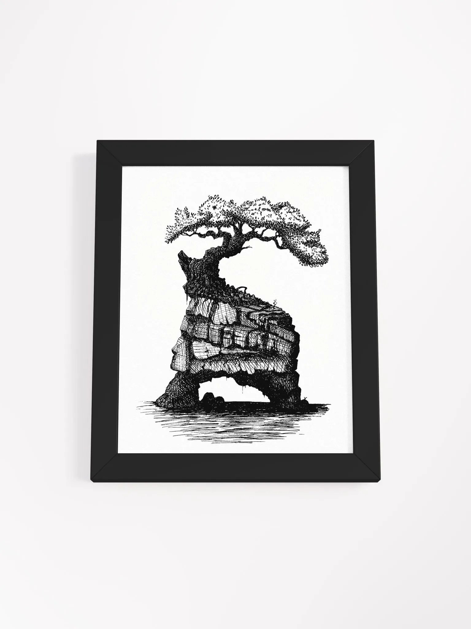 "A Rock" Framed Print product image (1)