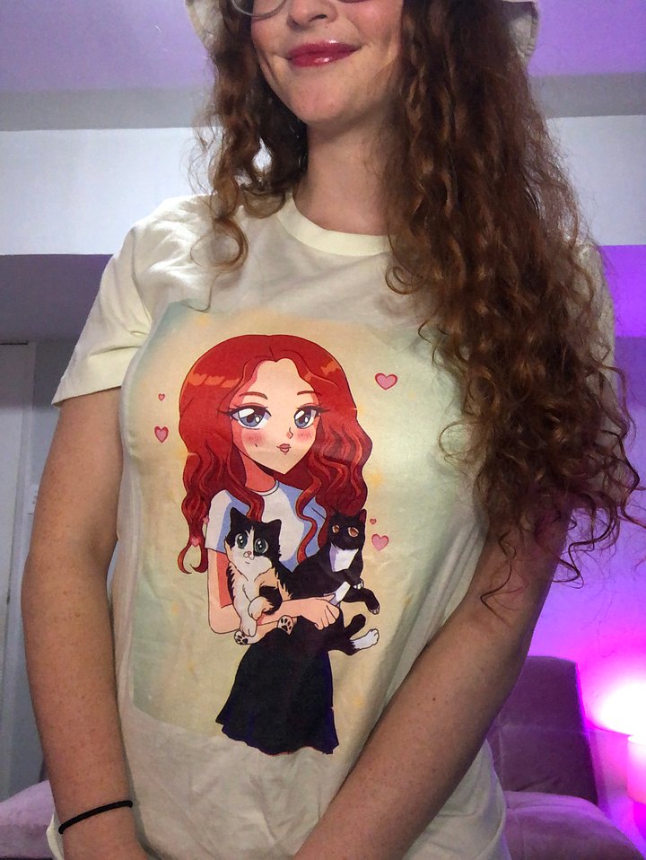 CAT LOVE T-SHIRT product image (1)