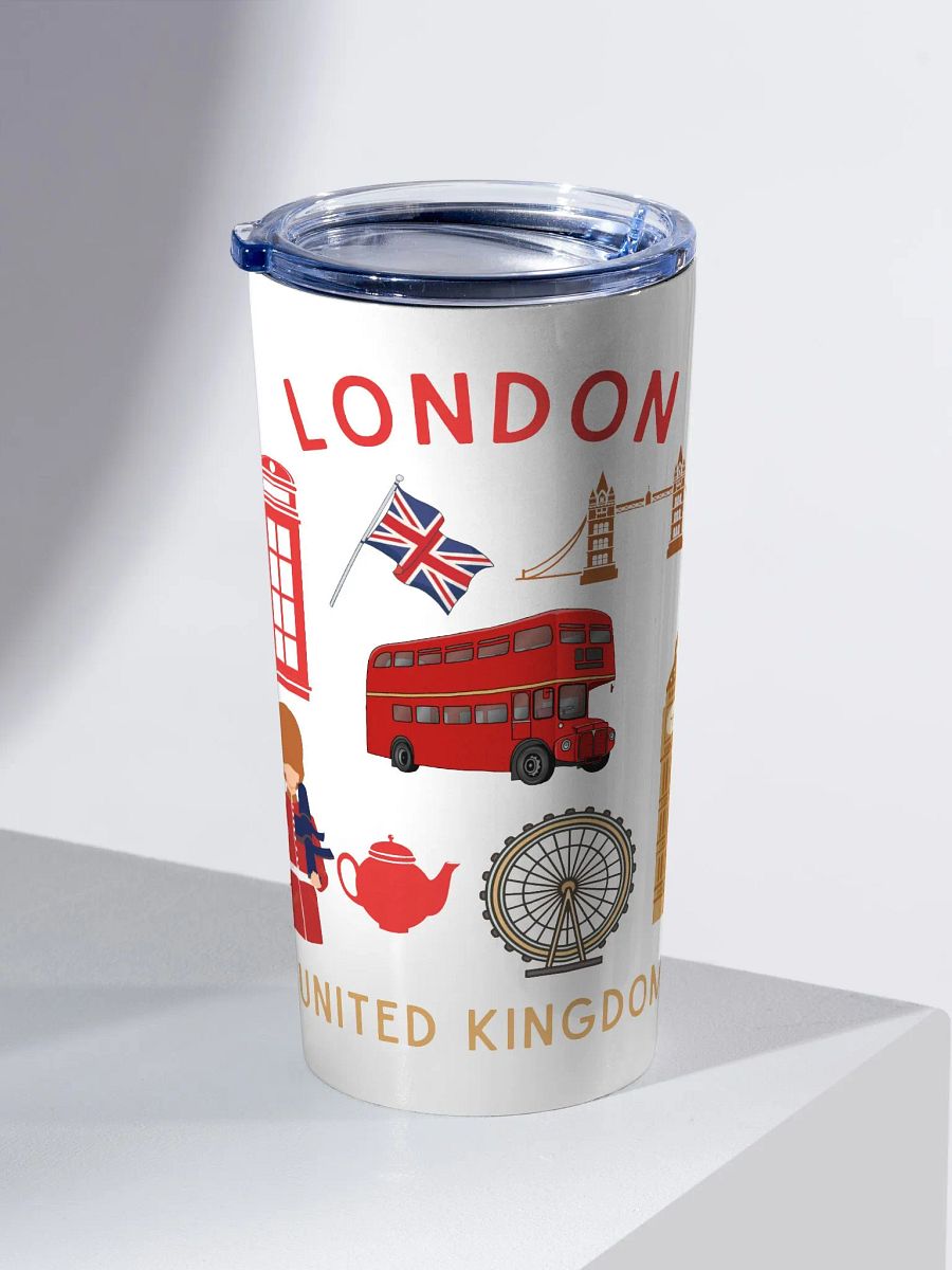 London Iconic Symbols 20oz Stainless Steel Tumbler product image (2)