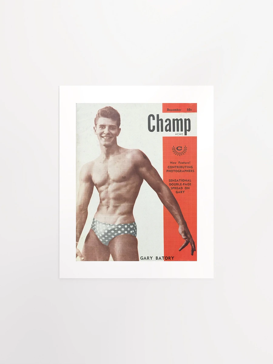 CHAMP Magazine Cover (December 1962) - Print product image (1)