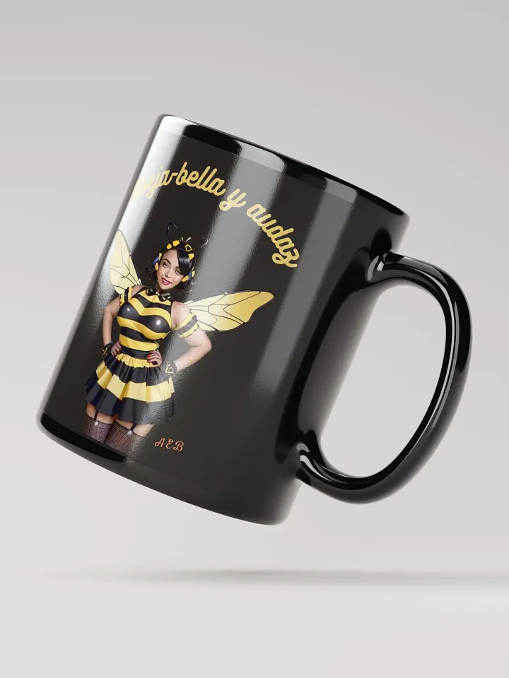 Bee-utiful Buzz Black Mug product image (2)
