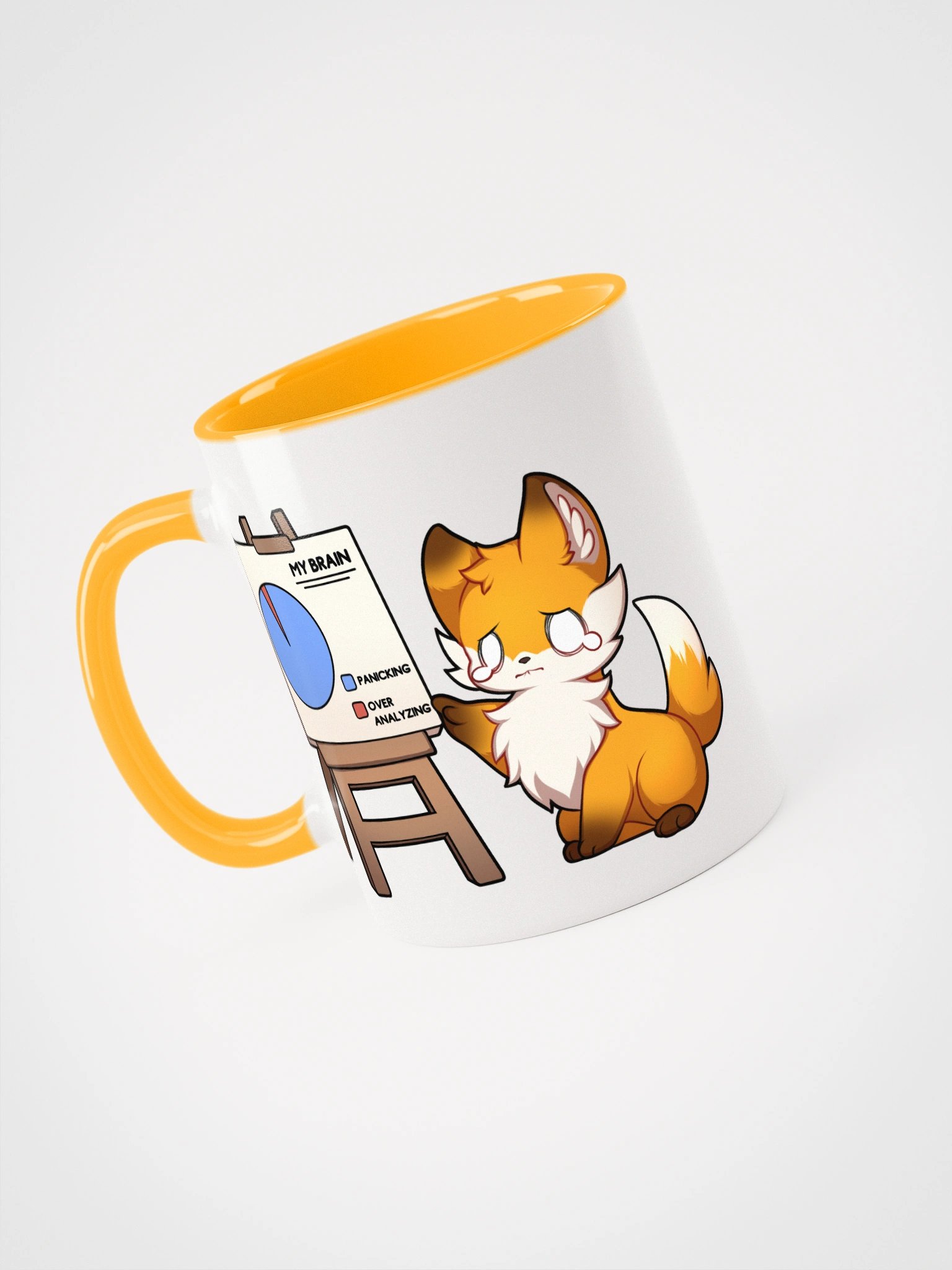Anxious Fox Mug product image (3)