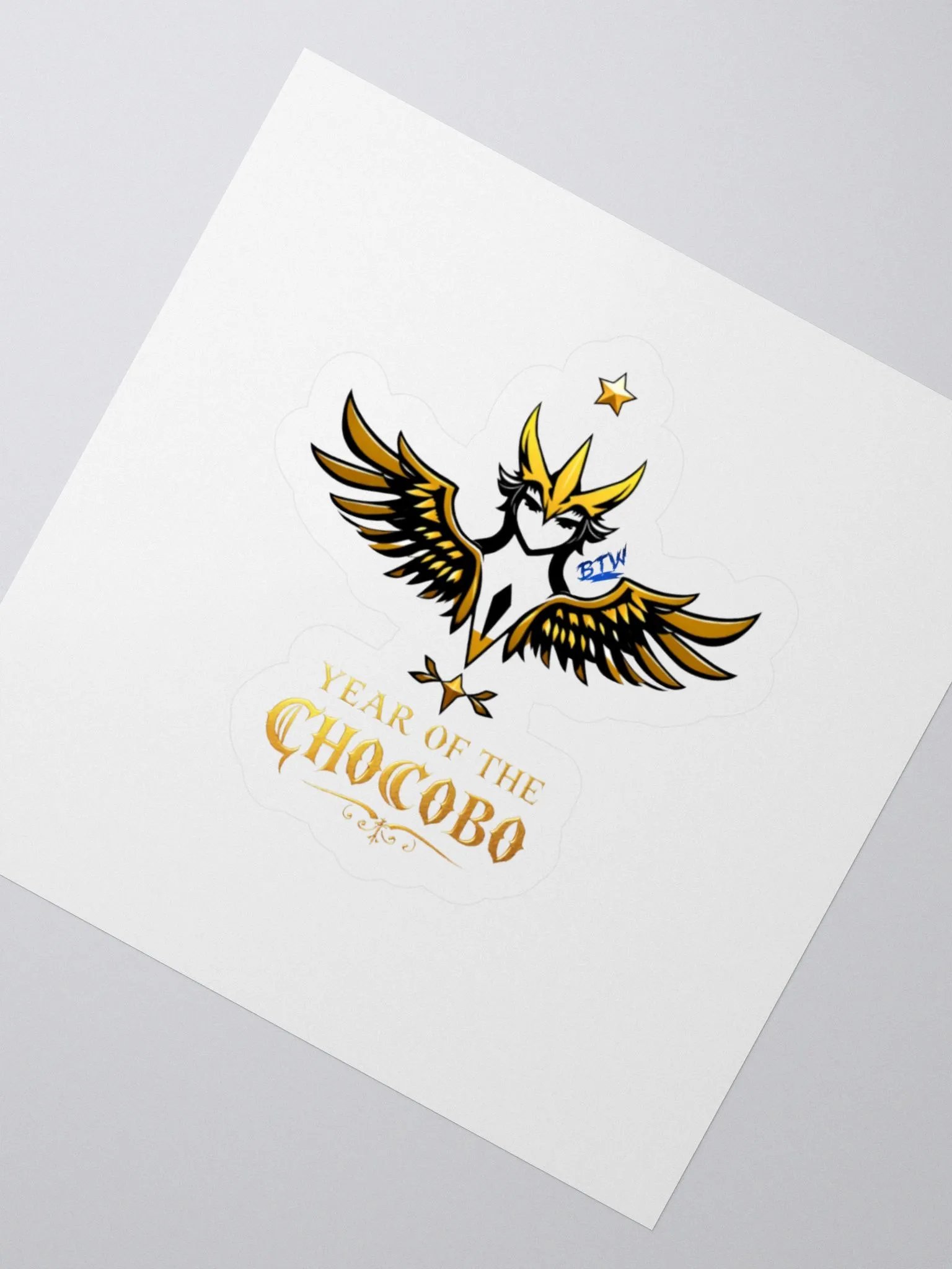 BTW year of the chocobo die cut stickers product image (4)
