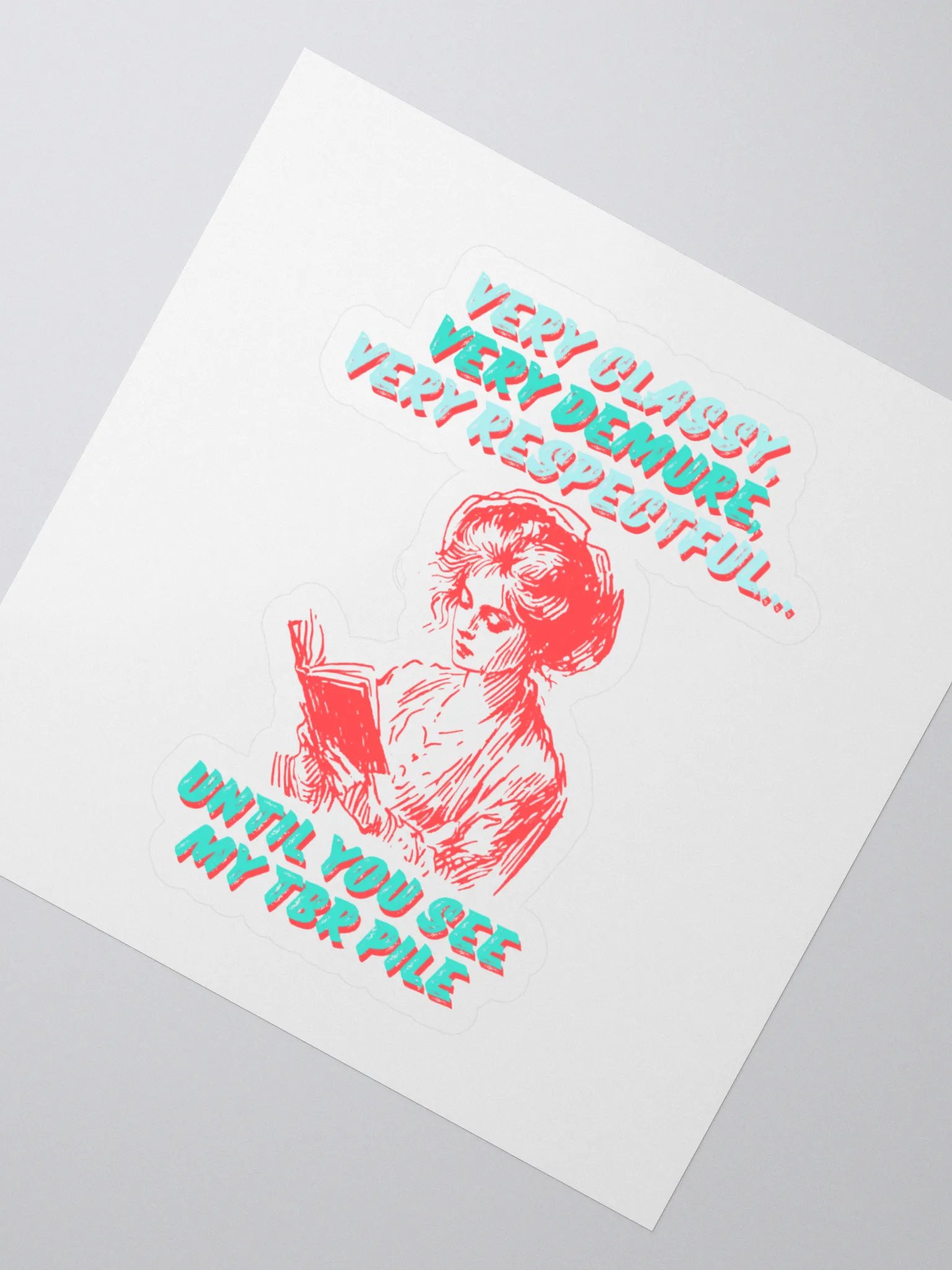 TBR Pile Kiss-Cut Sticker product image (2)