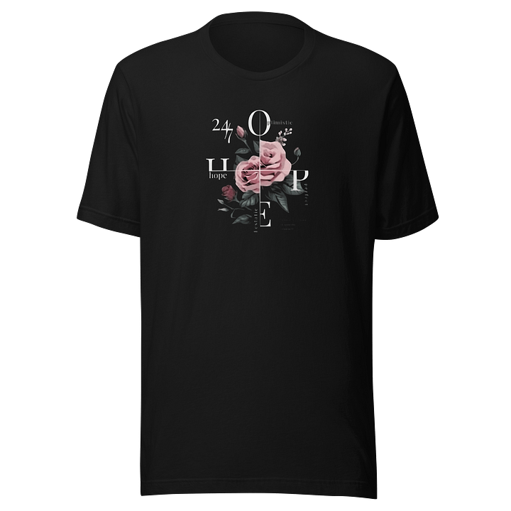 Woman Unisex Staple T-Shirt Pink Roses Graphic product image (1)
