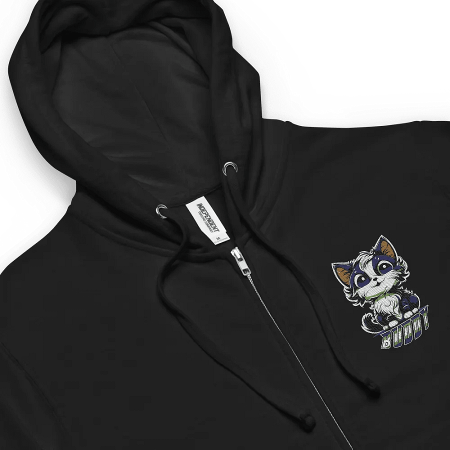 Buddy Independent Trading Co. Fleece Zip Up Hoodie (EMBRODERED) product image (5)