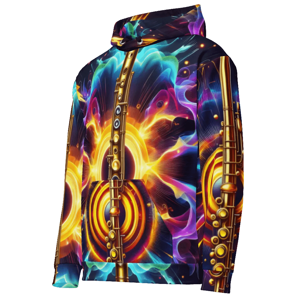 Flute Musical Instrument - All-Over Unisex Hoodie #17 product image (6)