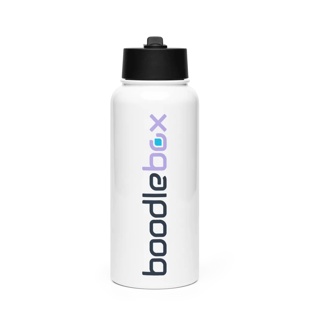 BoodleBox Purple Highlight Stainless Steel Water Bottle product image (1)