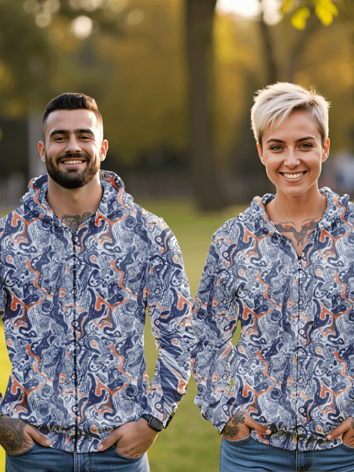 Liquid Energy | Recycled ZIP Unisex Hoodie product image (1)