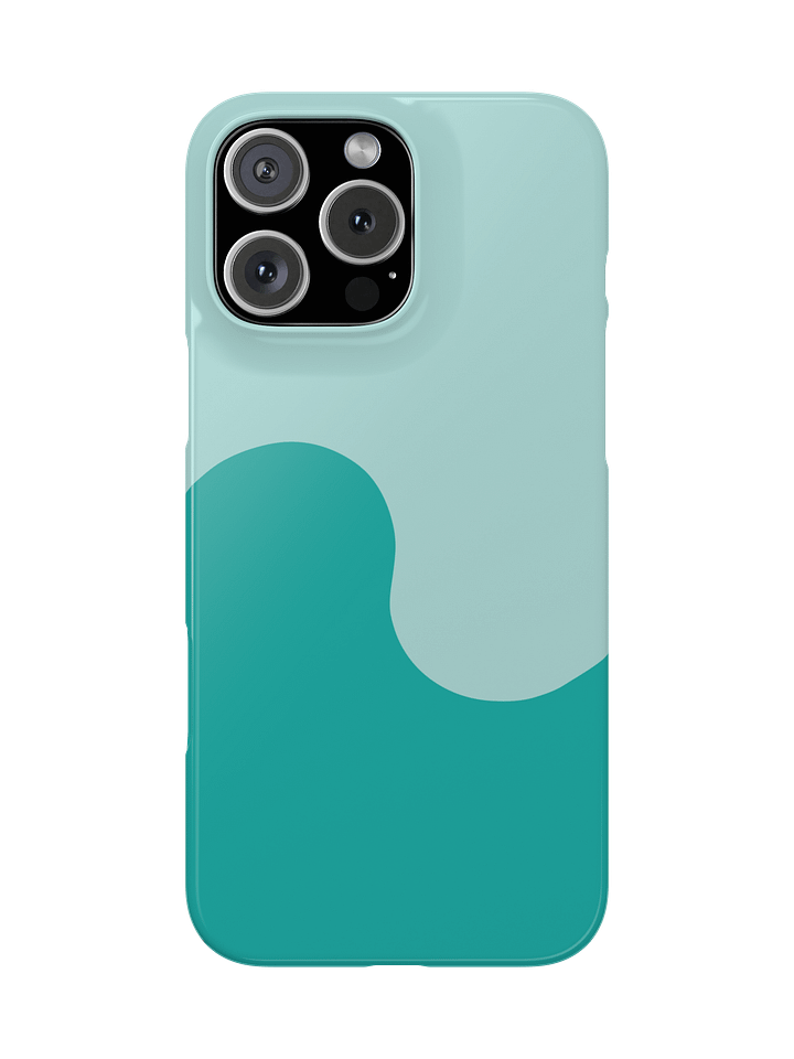 EggShell Blue Minimal Wave iPhone Case product image (13)