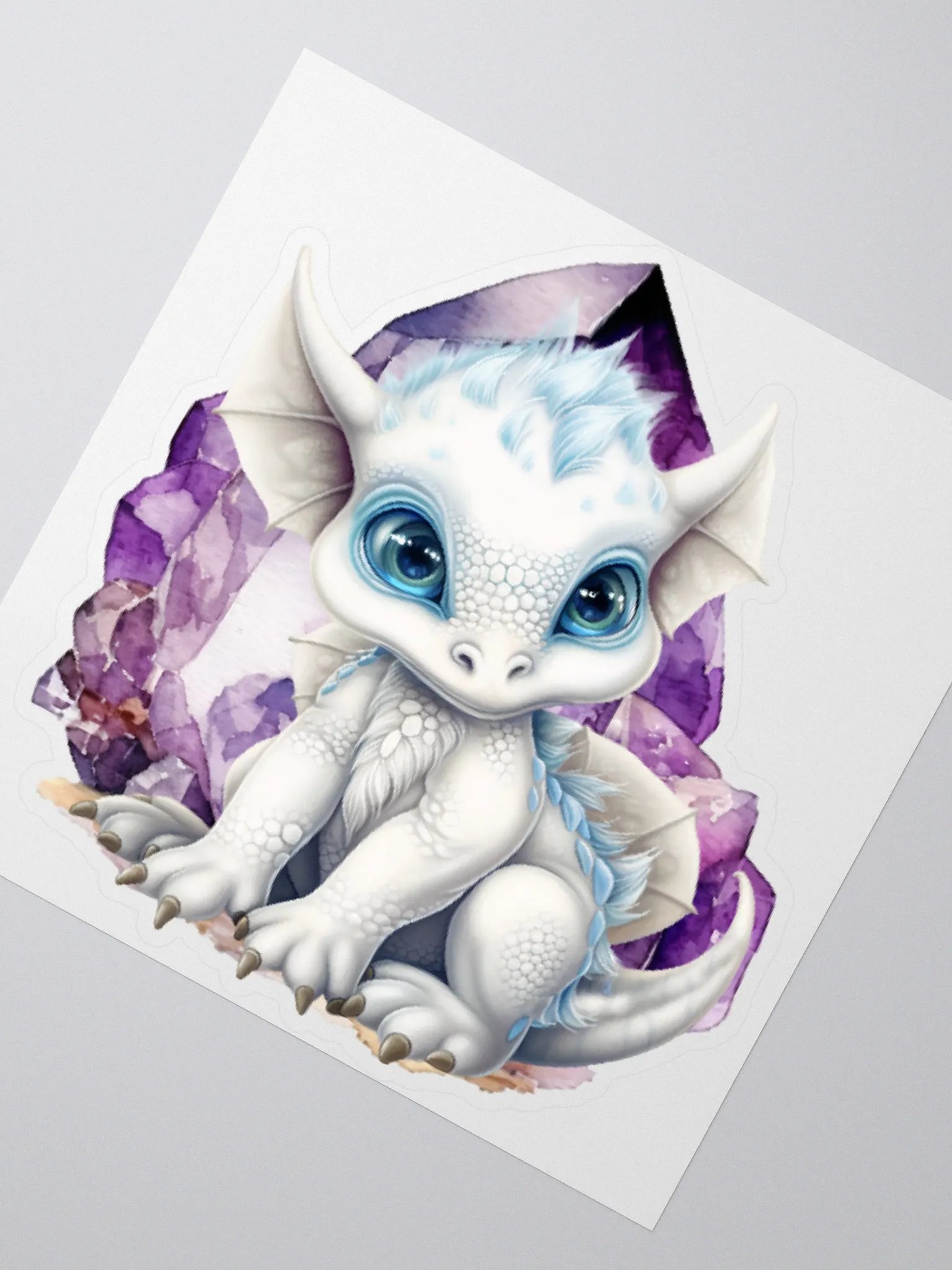 Whimsical Baby Dragon Kiss Cut Stickers product image (5)