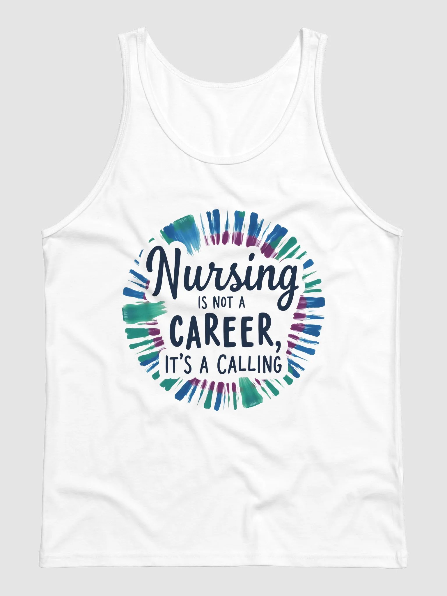 Calling Nursing Brushstroke Tank product image (1)