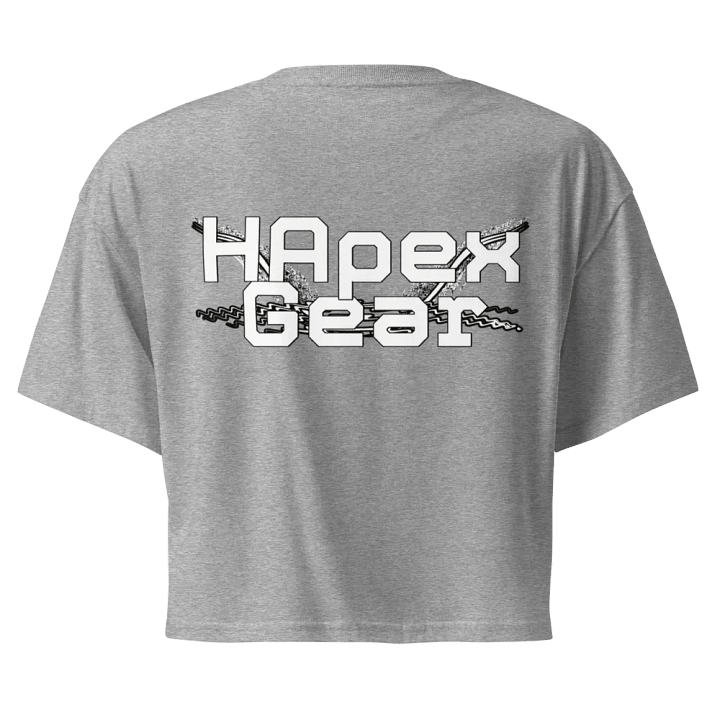 Women's Premium Crop Top - Embroidered - White HApex Gear White Logo product image (1)