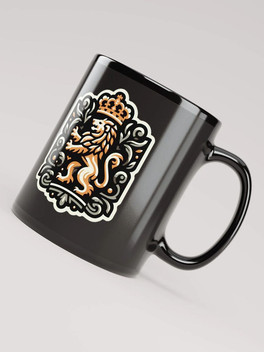 Regal Lion Duo Black Glossy Mug product image (7)