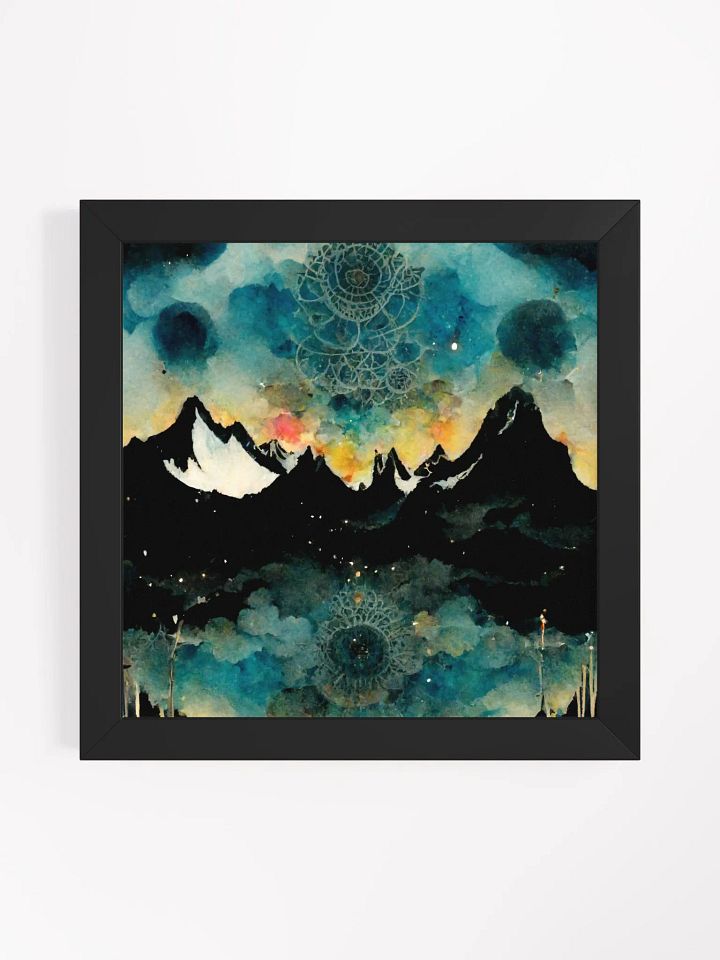 Vibrant Ayous Wood Framed Matte Poster product image (4)