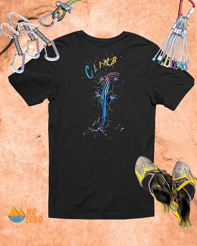 Ever spotted one of these little rock-dwelling speedsters at the crag? 🦎🧗‍♂️
This tee is inspired by the vibrant skinks that ...