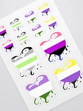 Filth Heart Gender Non-Conforming Pride Sticker Sheet product image (1)