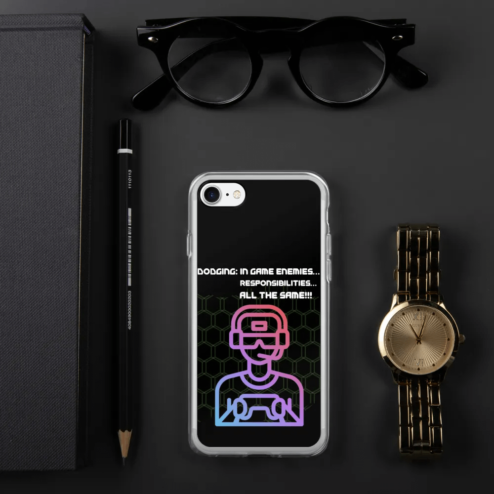 Gamer's Responsibility Dodger iPhone Case product image (329)