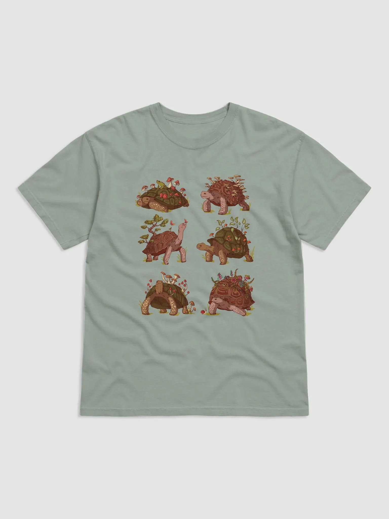 Goblincore Shirt of Land Tortoises | Cottagecore, Fairycore, and Aesthetic T-Shirts for Turtle Lovers product image (2)