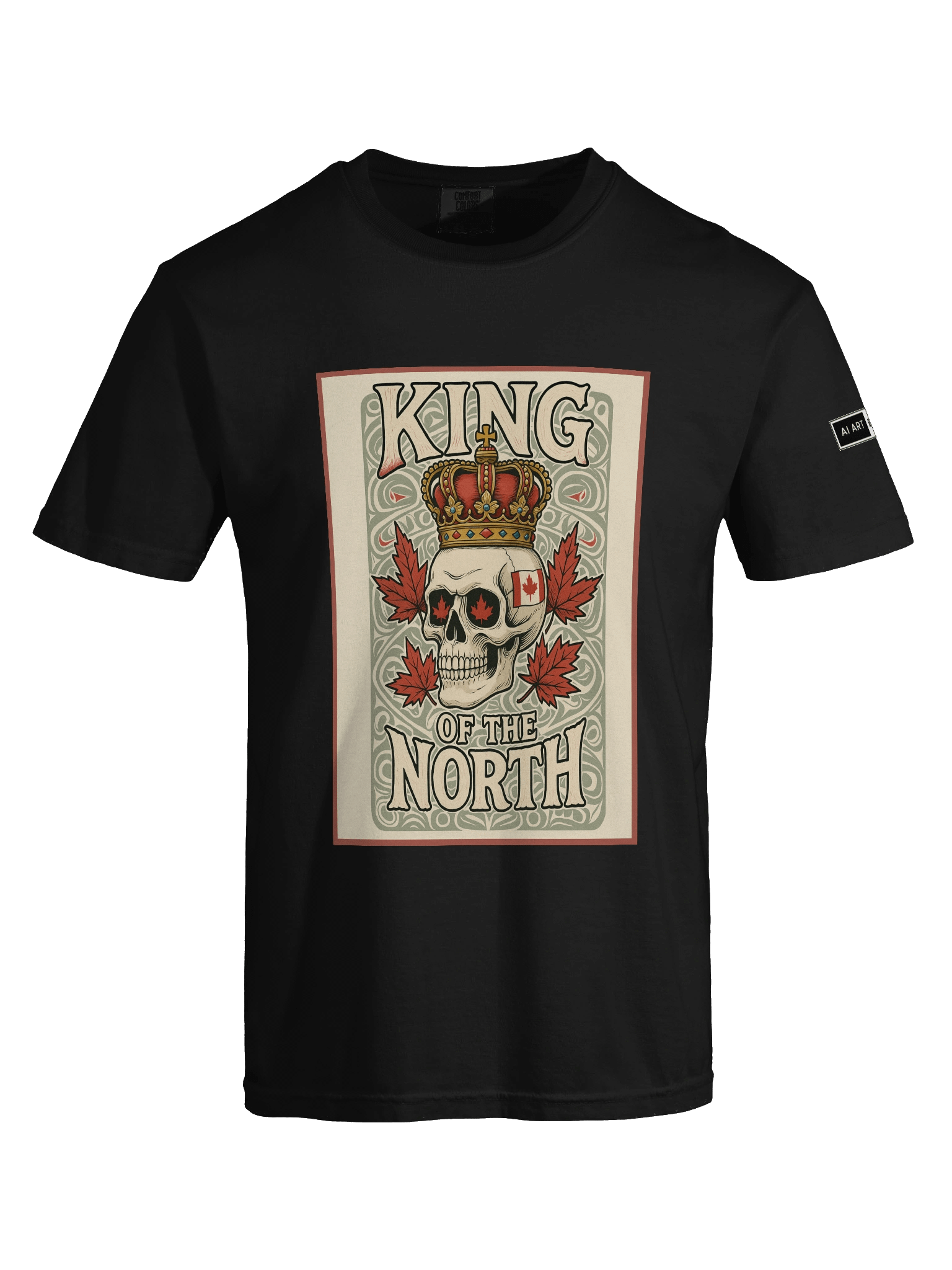 "KING OF THE NORTH" 100% cotton T-shirt product image (5)