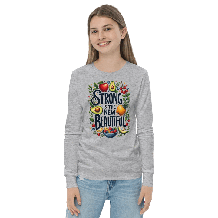Strong is the New Beautiful Youth Long Sleeve Tee product image (9)