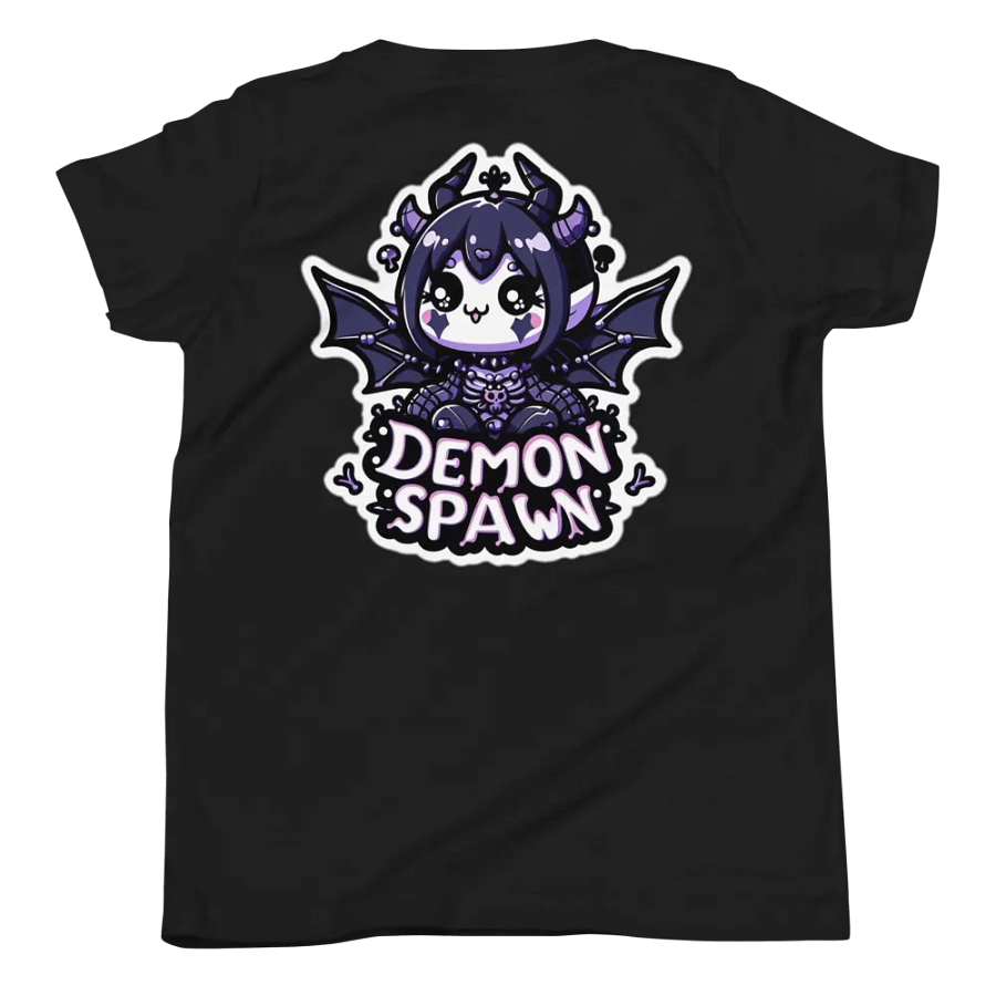 LITTLE EMO Bubble Text Youth, Demon Spawn(Purple) T-Shirt product image (2)