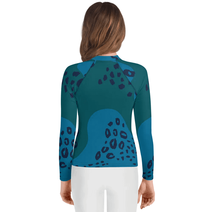 Wild Blue Youth Rash Guard product image (2)