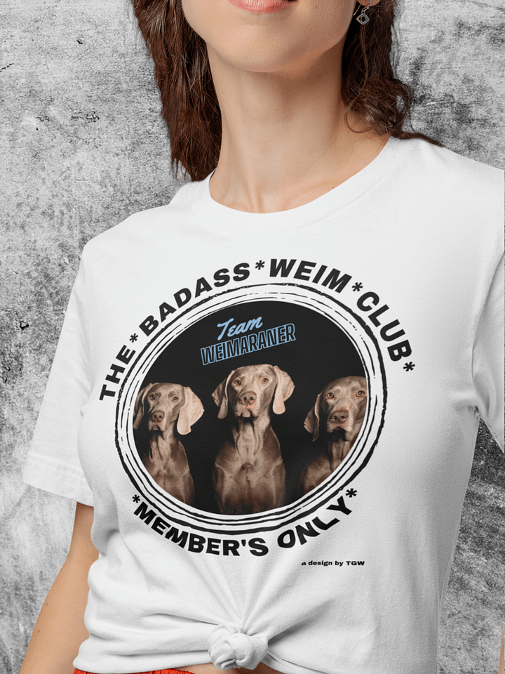 The Badass Weim Club - Bella+Canvas Supersoft T-shirt product image (1)
