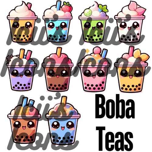 Boba Tea Icons product image (1)