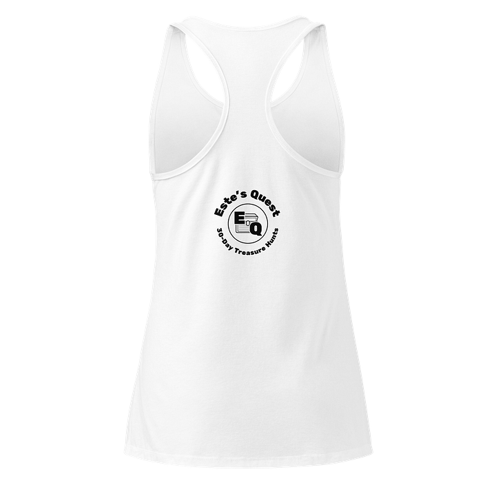 EQ White Racerback Tank product image (2)