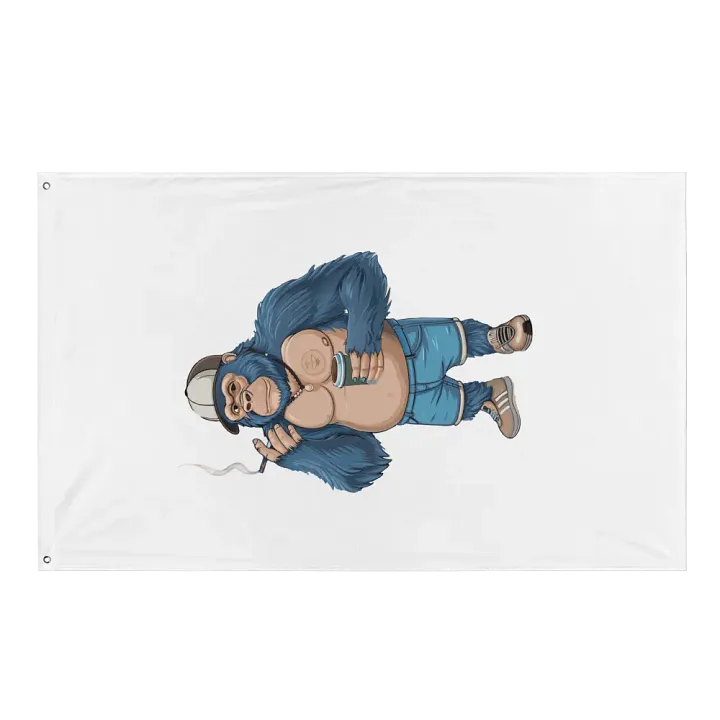 Blue Gorilla Flag product image (1)