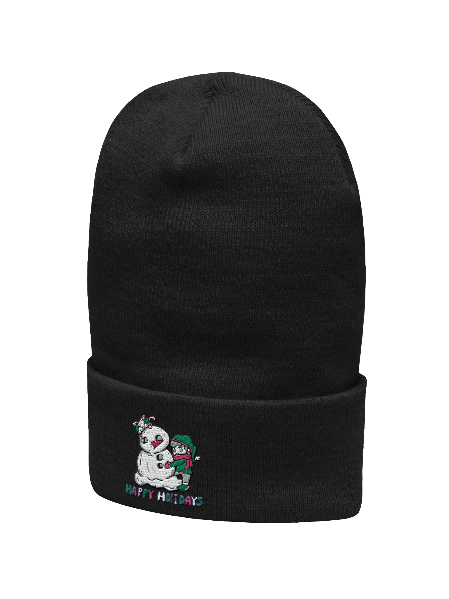 Arcade Warrior Happy Holidays Beanie Christmas 2025 product image (2)